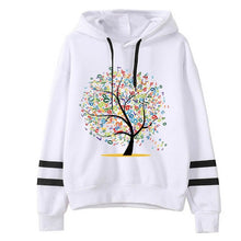 Load image into Gallery viewer, NEW Women Letter Printing Stripe Long Sleeves Tops chemisier femme nouvelle collection oversize sweatshirt women womens tops